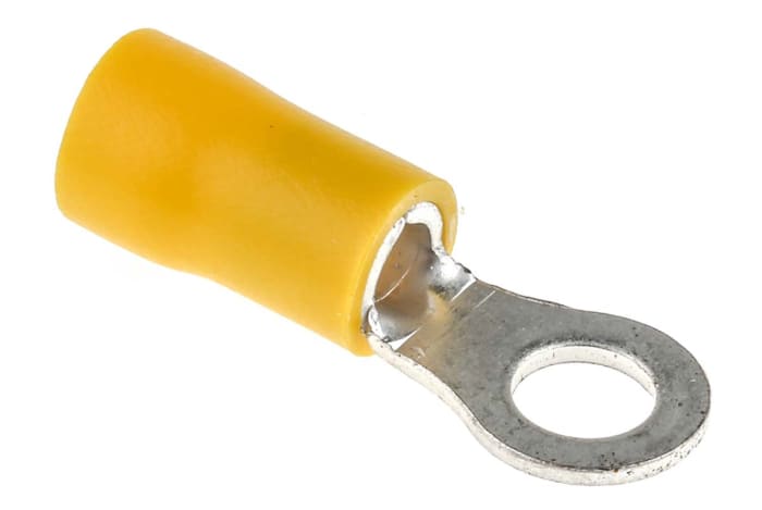 RS PRO | RS PRO Insulated Ring Terminal, M5 Stud Size, 2.5mm² to 6mm² Wire  Size, Yellow | 534-446 | RS Components